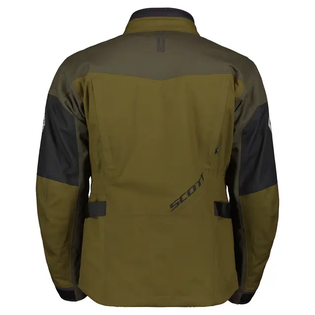 Scott Voyager Jakke - Sort/Oliven Laminert DRYOshere, D3O, YKK, Dexfil 