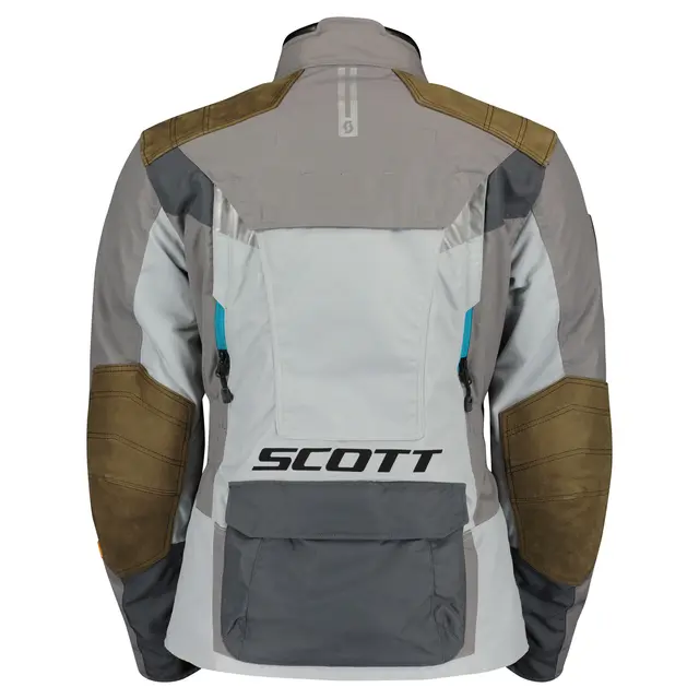 Scott Dualraid Damejakke - Grå/Titan Uttagbar membranjakke, luftig, YKK, D3O 