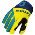 Scott 450 Angled Hansker - Blå/Gul Meget lett og pustende
