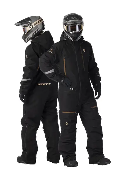 Scott Roop Dryo Monosuit  - Sort Varm touringdress, 200/180g - D-size 
