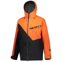 Scott XT-S Dryo Jakke - Sort/Ora Lett, Dyro Shell med stretch paneler
