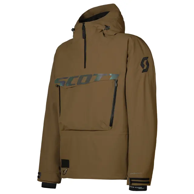 Scott XT Flex Anorakk - Brun 4-Veis stretch, Lett, Myk & Praktisk 