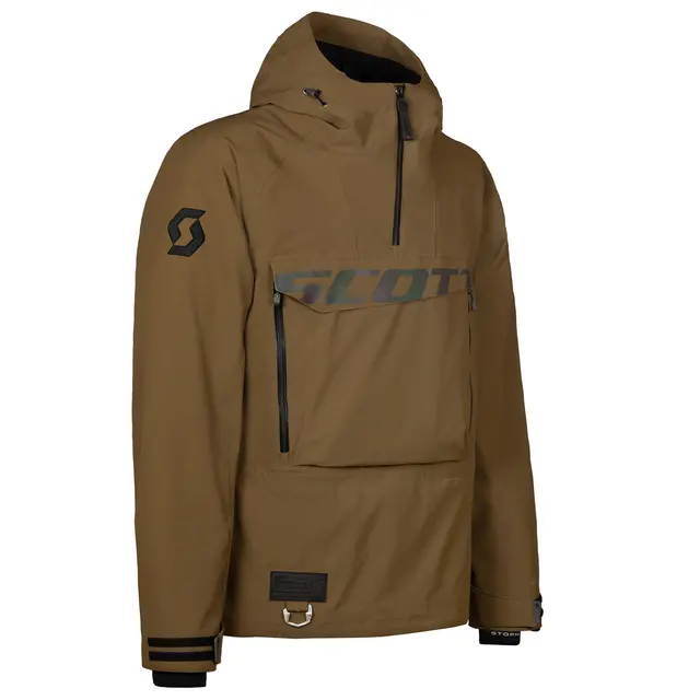 Scott XT Flex Anorakk - Brun 4-Veis stretch, Lett, Myk & Praktisk 