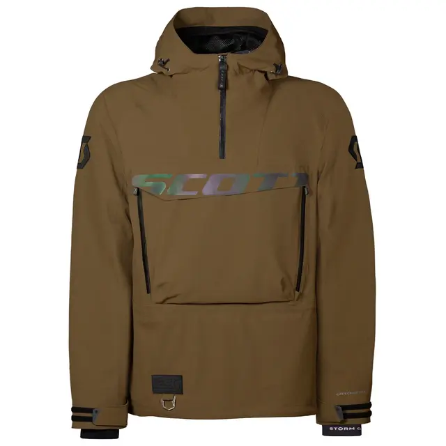 Scott XT Flex Anorakk - Brun 4-Veis stretch, Lett, Myk & Praktisk 