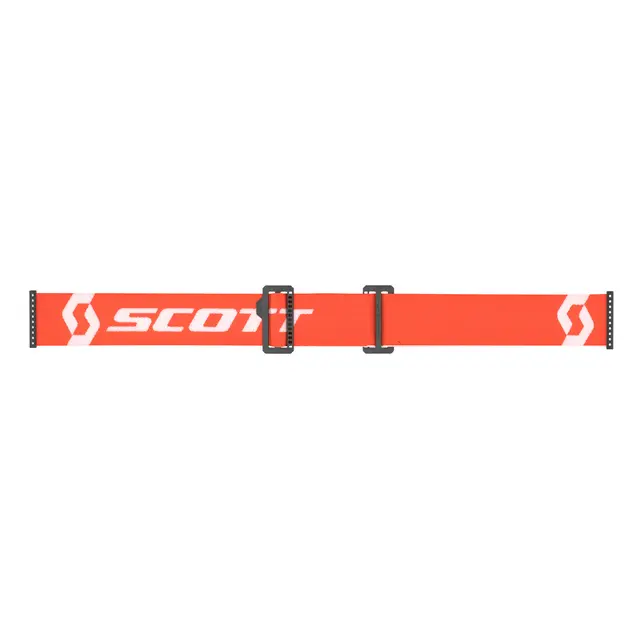 Scott Primal MX Brille - Ora/Hvit Klar WORKS Linse 