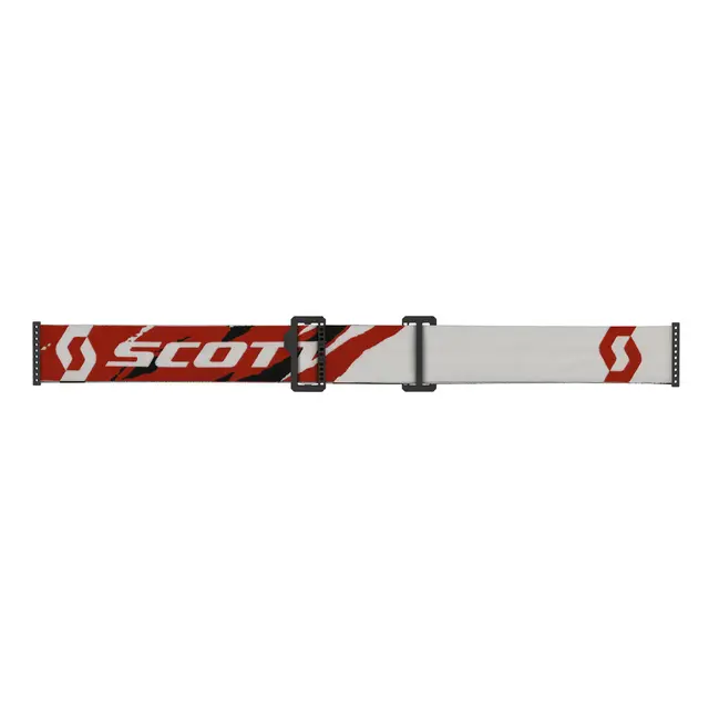 Scott Prospect SX Brille LS - Hvit/Rød Lyssensitiv Rød Krom Linse, Med Kontrast 