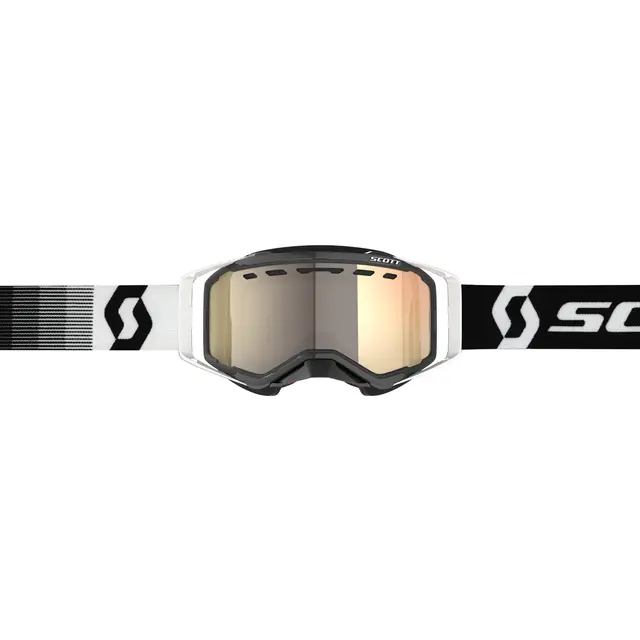 Scott Prospect SX Brille LS - Sort/Hvit Lyssensitiv Bronse Chrome Linse 
