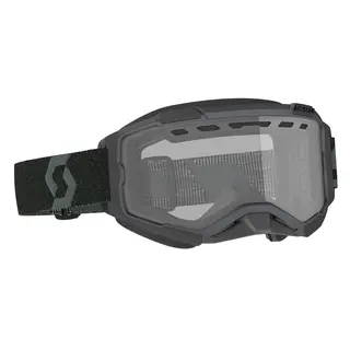 Scott Fury SX Brille - Sort Klar linse