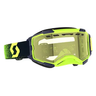 Scott Fury SX Brille - Gr&#248;/Gul Gul Linse