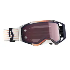 Scott Prospect MX AMP - Bl&#229;/Hvit Rosa AMP WORKS Linse