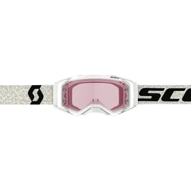 Scott Prospect MX AMP - Hvit/Sort Rosa AMP WORKS Linse 