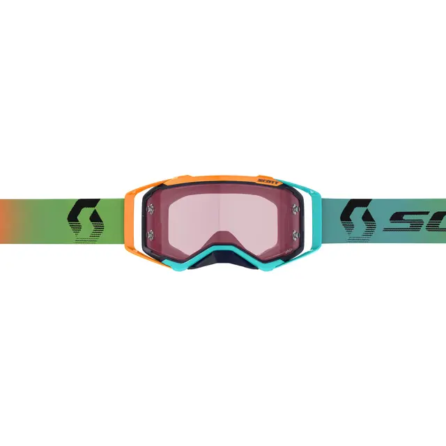 Scott Prospect MX AMP - Blå/Oransje Rosa AMP WORKS Linse - "Racing" i plast 
