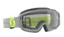 Scott Split OTG MX Brille - Gr&#229;/Gul Klar WORKS Linse - For Brillebrukere