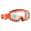 Scott Split OTG MX Brille - Oransje Klar Works Linse
