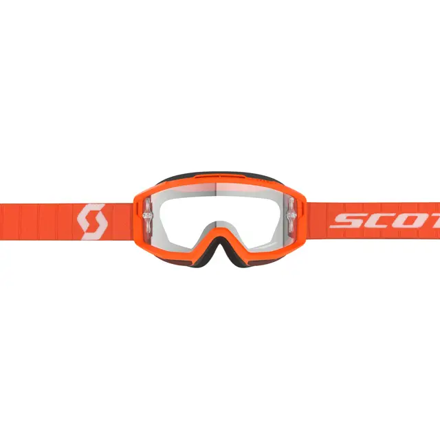 Scott Split OTG MX Brille - Oransje Klar Works Linse 