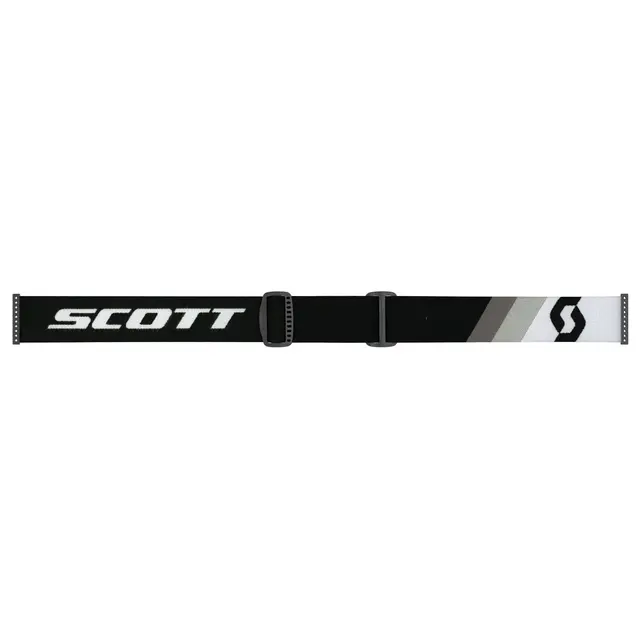 Scott Split OTG MX Brille - Pr.Sort/Hvit Klar WORKS Linse - For Brillebrukere 