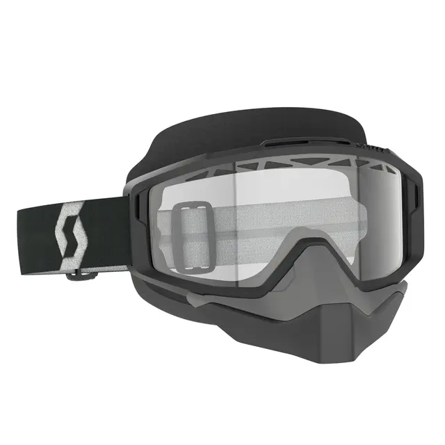 Scott Split OTG SX Brille - Sort/Hvit Klar Linse 
