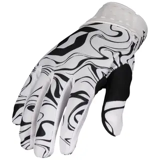Scott 450 MX Hansker - Sort/Hvit &quot;Liquid Marble&quot; print