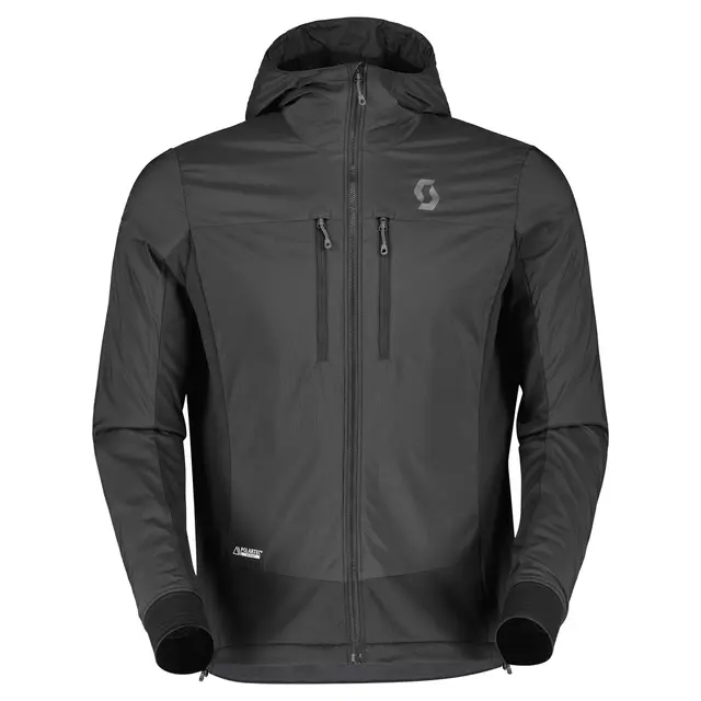 Scott Explorair Alpha Jakke - Sort Polartec jakke med stretch - Storselger! 