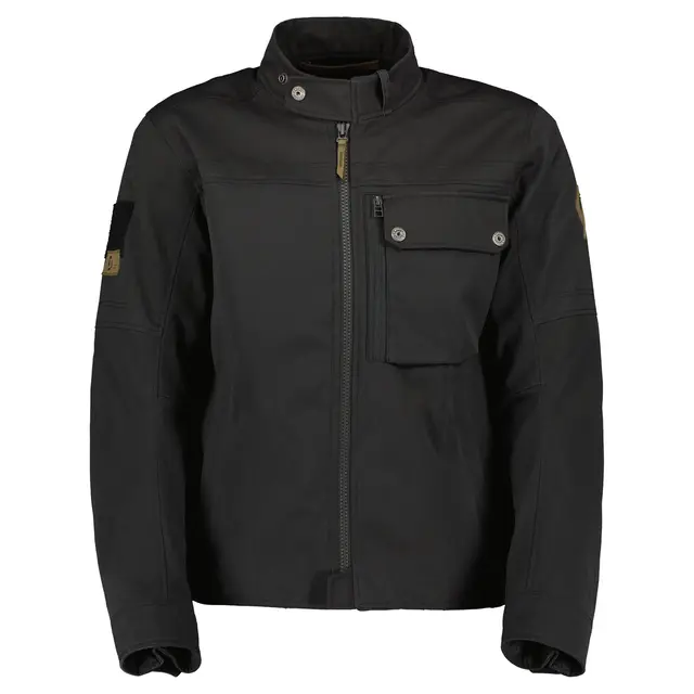 Scott Jakke Vintage - Sort Urban/Vintage/Scramblerjakke med D3O 