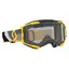 Scott Fury MX Enduro Brille - Gr&#229;/Gul Klar Linse