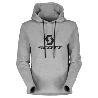 Scott Tech Hoodie Dame - Gr&#229; Teknisk hettegenser m/atletisk passform