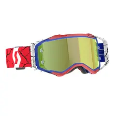 Scott Prospect MX Brille - Six-Days -22 &quot;France Edition&quot;, Gul Chrome Linse