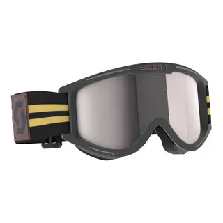 Scott 89X Era Retro Brille - Sort/Beige S&#248;lv Chrome Linse