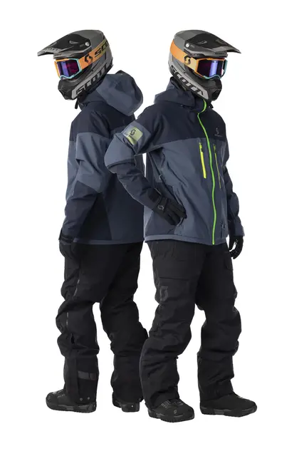 Scott Snow Flex Jakke - Blå/Blå Lett og svært teknisk jakke 