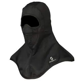 Scott Balaclava Wind Warrior - Sort Vindtett med stor krage &amp; fleece innside