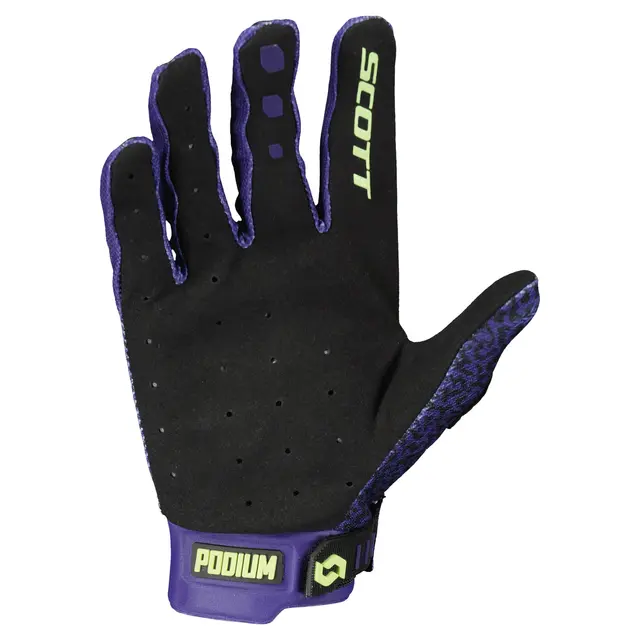 Scott Podium Pro - Lilla/Mint, S Solid hanske med optimalt grep 