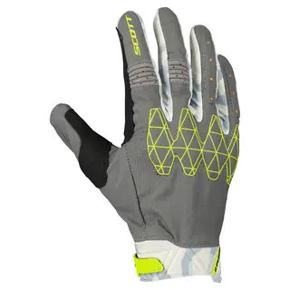 Scott X-Plore D3O Hansker - Gr&#229;/Gul Lettvekts Enduro/MX-Hanske