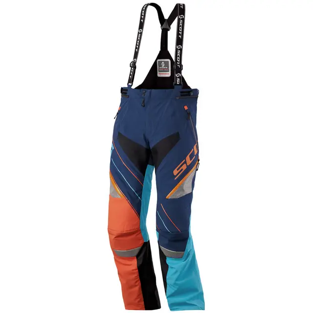 Scott Shell Pro Bukse - Blå/Orange Lett Skallbukse m/Stretch og Ventilasjon 
