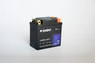 Shido LB12AL-A2 Lithium Ion Batteri 4 Terminaler