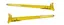 B&#230;rearm - Ski-Doo, Venstre, Gul OEM: 506136800