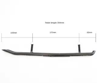 Polaris Shur-Steer Koromant Styreskinne Total lengde 354mm, 35mm bolter