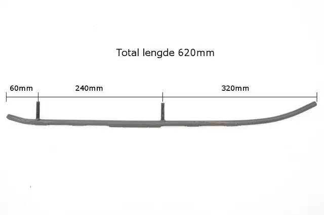 Styreskinne Ski-Doo X-Calibar II Selges parvis, Coromant 