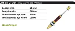 St&#248;tdemper Yamaha Bakre Kimpex Gold 8Y04748000, 8AB4748000
