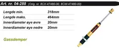 St&#248;tdemper Yamaha Bakre Kimpex Gold 8CX4748000, 8CW4748000, 8CW4748010