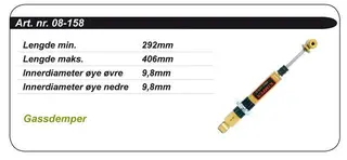 St&#248;tdemper Polaris Kimpex Gold - Gass 7041503  7041496  7041539  7041523