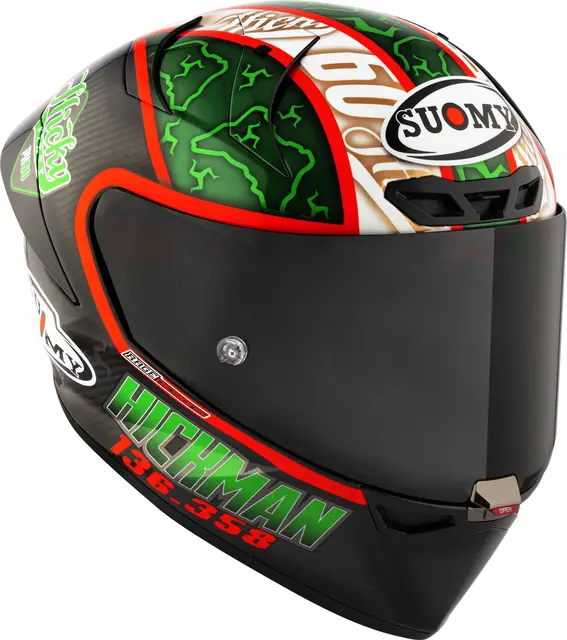 Suomy S1-XR GP Hickman Replica FIM Ultimate racinghjelm FIM og ECE 22-06 