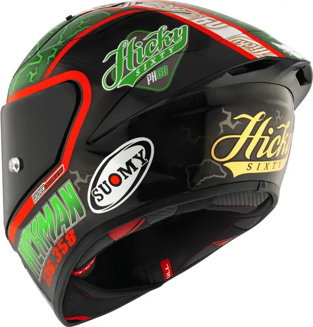 Suomy S1-XR GP Hickman Replica FIM Ultimate racinghjelm FIM og ECE 22-06 