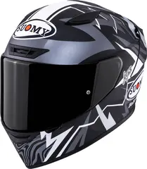 Suomy Track-1 Sam Lowes 2025 M.Sort Racinghjelm Ventilert 3komponent fiber