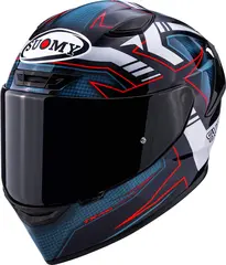 Suomy TX-PRO Flawless Hvit Racinghjelm Ventilert 3komponent skall