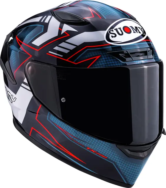 Suomy TX-PRO Flawless Hvit Racinghjelm Ventilert 3komponent skall 