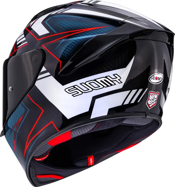 Suomy TX-PRO Flawless Hvit Racinghjelm Ventilert 3komponent skall 