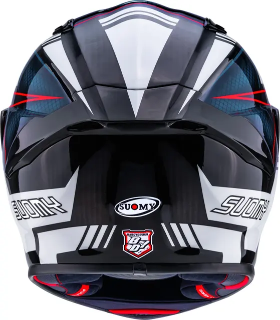 Suomy TX-PRO Flawless Hvit Racinghjelm Ventilert 3komponent skall 