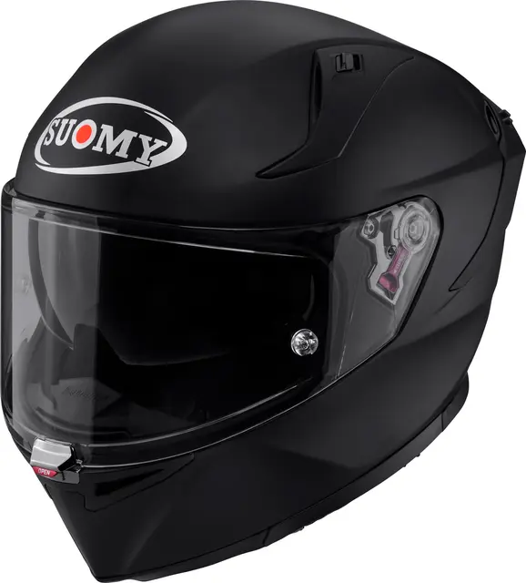 Suomy Speedstar2 Plain Matt Sort Sport helhjelm med solvisir 3komp.fiber 