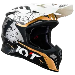 KYT Skyhawk MX Jarvis Sign Premium MX-hjelm, 3komp.fiber ECE 22-06