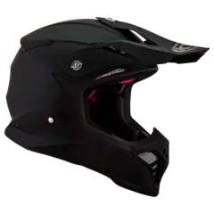KYT Skyhawk MX Plain Matt sort Premium MX-hjelm, 3komp.fiber ECE 22-06